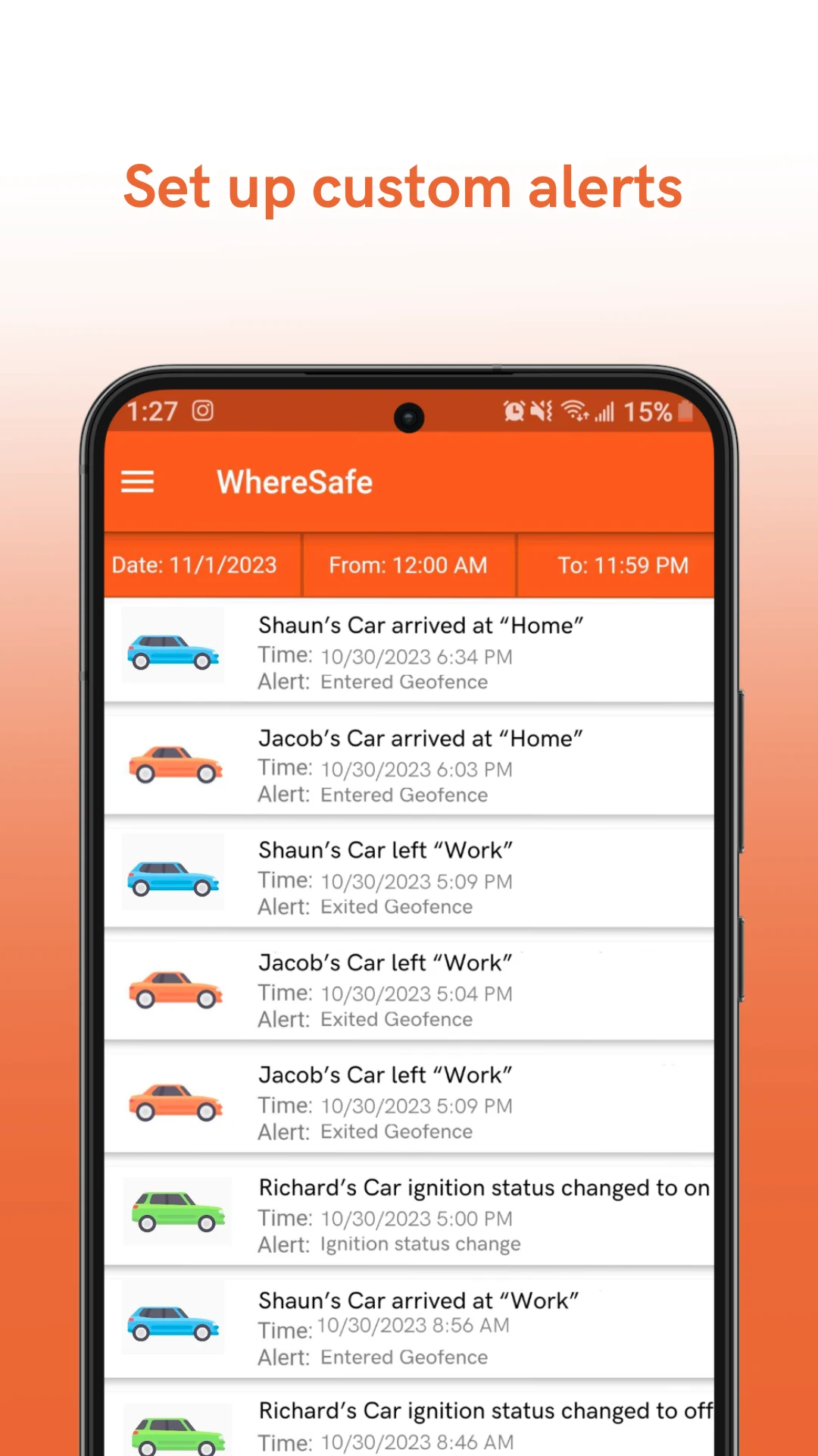 WhereSafe screenshot