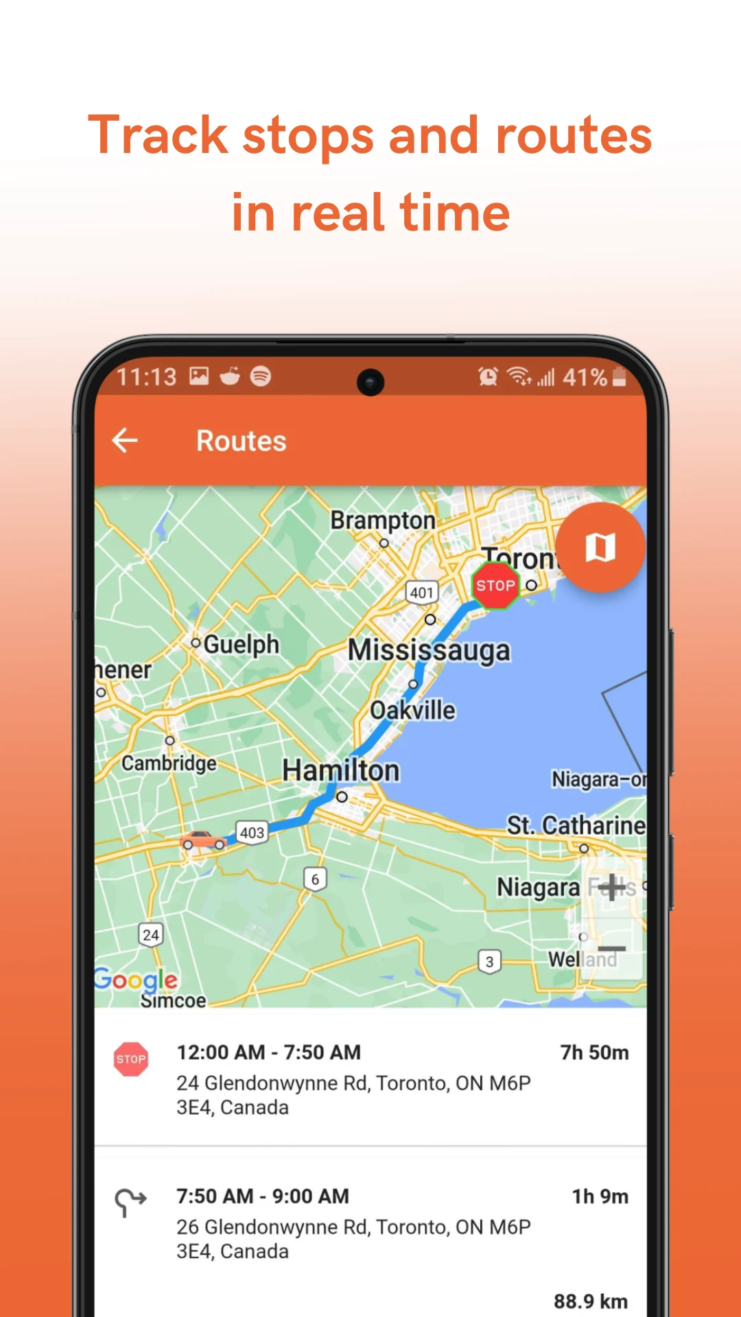 WhereSafe screenshot